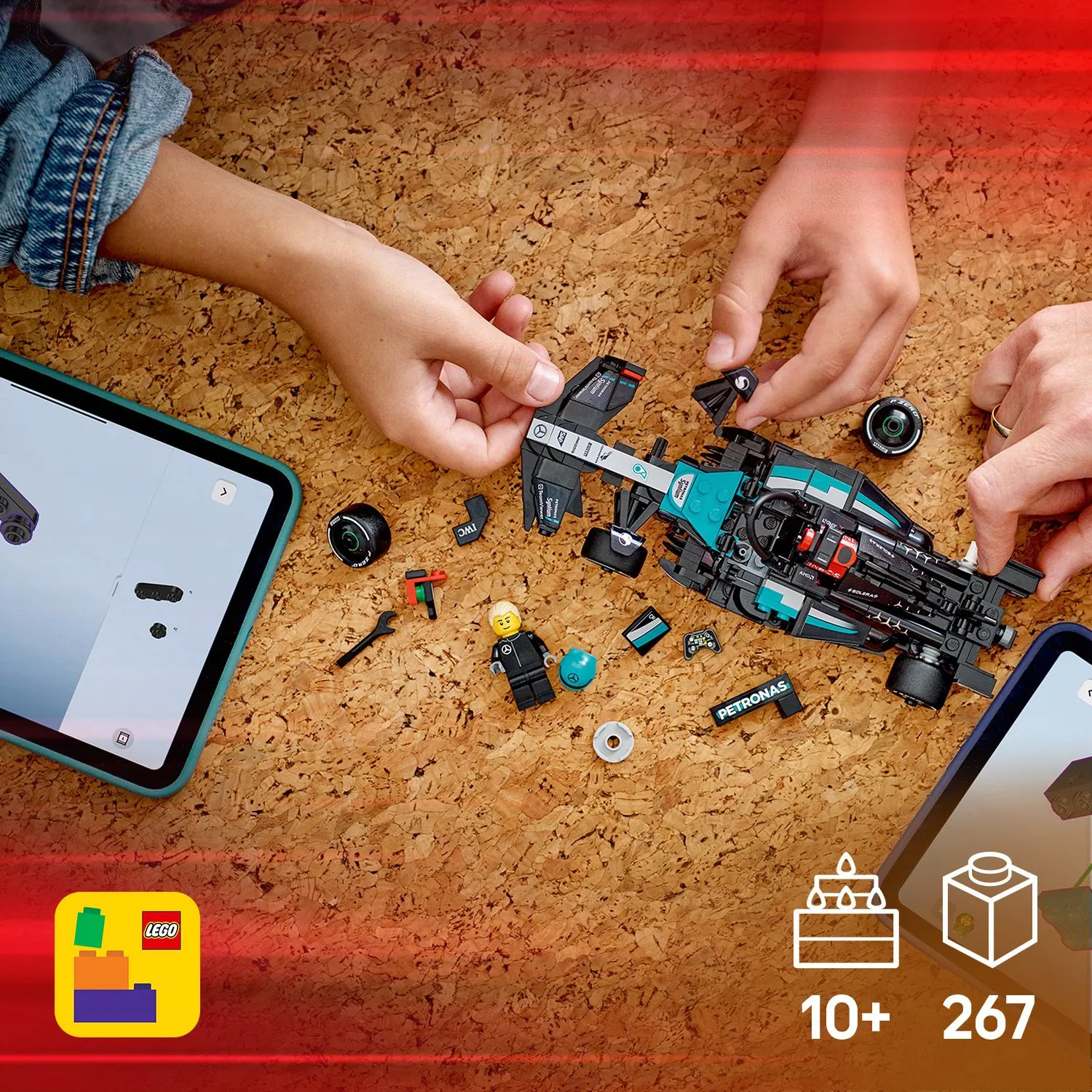 LEGO Speed Champions Mercedes-AMG F1 W15 Race Car 77244