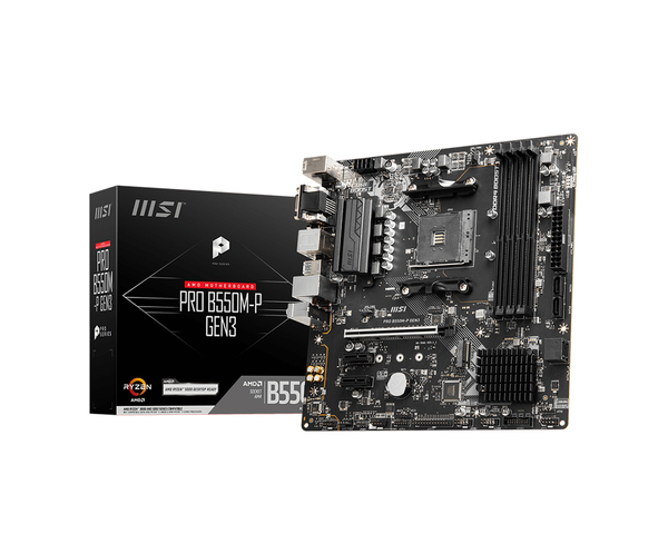 MSI PRO B550M-P AM4 mATX -emolevy
