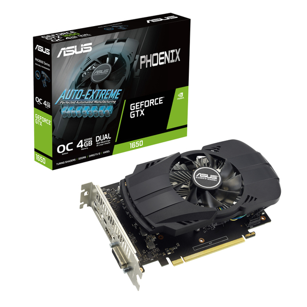 Asus GeForce GTX 1650 Phoenix Evo OC 4 Gt -näytönohjain