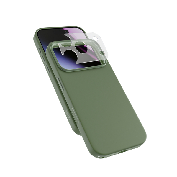 Epico Silicone Pro Mag+ Case | iPhone 17 Pro/18 Pro | Khaki | Qi2  &  MagSafe Compatible | Camera Island Protector