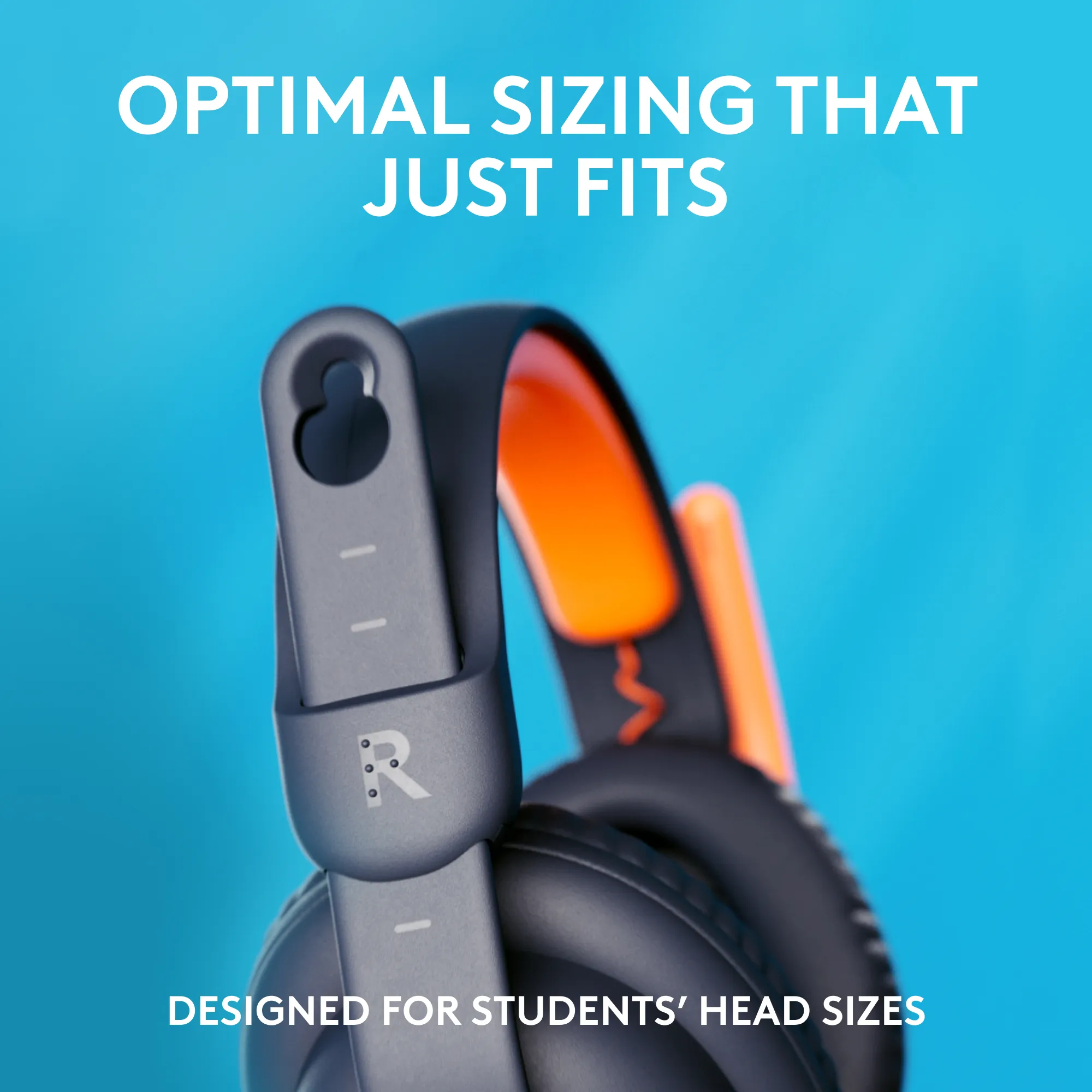 logitech Zone Learn Over Ear AUX -kuulokkeet, Classic Blue (EDU)