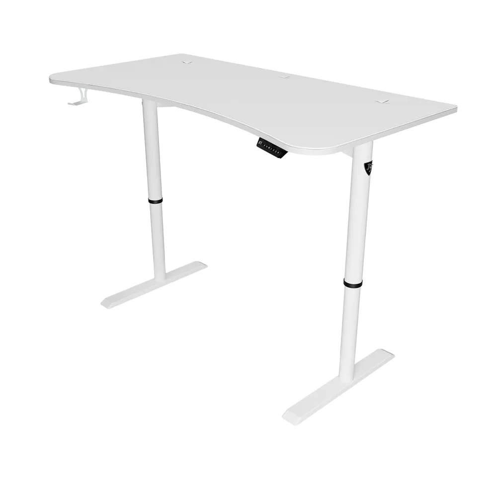 Arozzi Arena Moto - motorized gaming desk, white