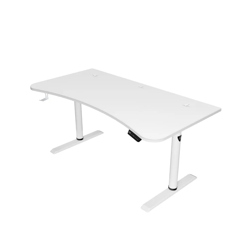 Arozzi Arena Moto - motorized gaming desk, white