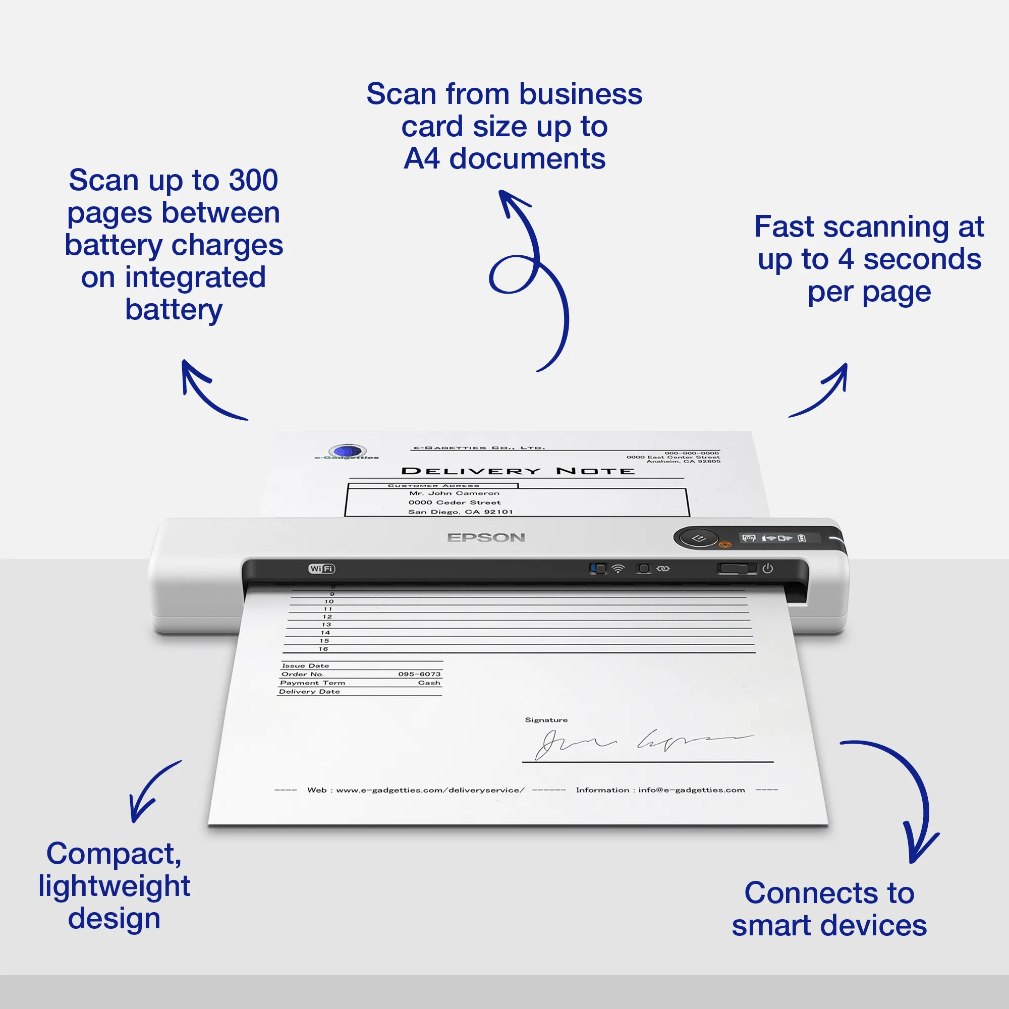EPSON WORKFORCE DS-80W