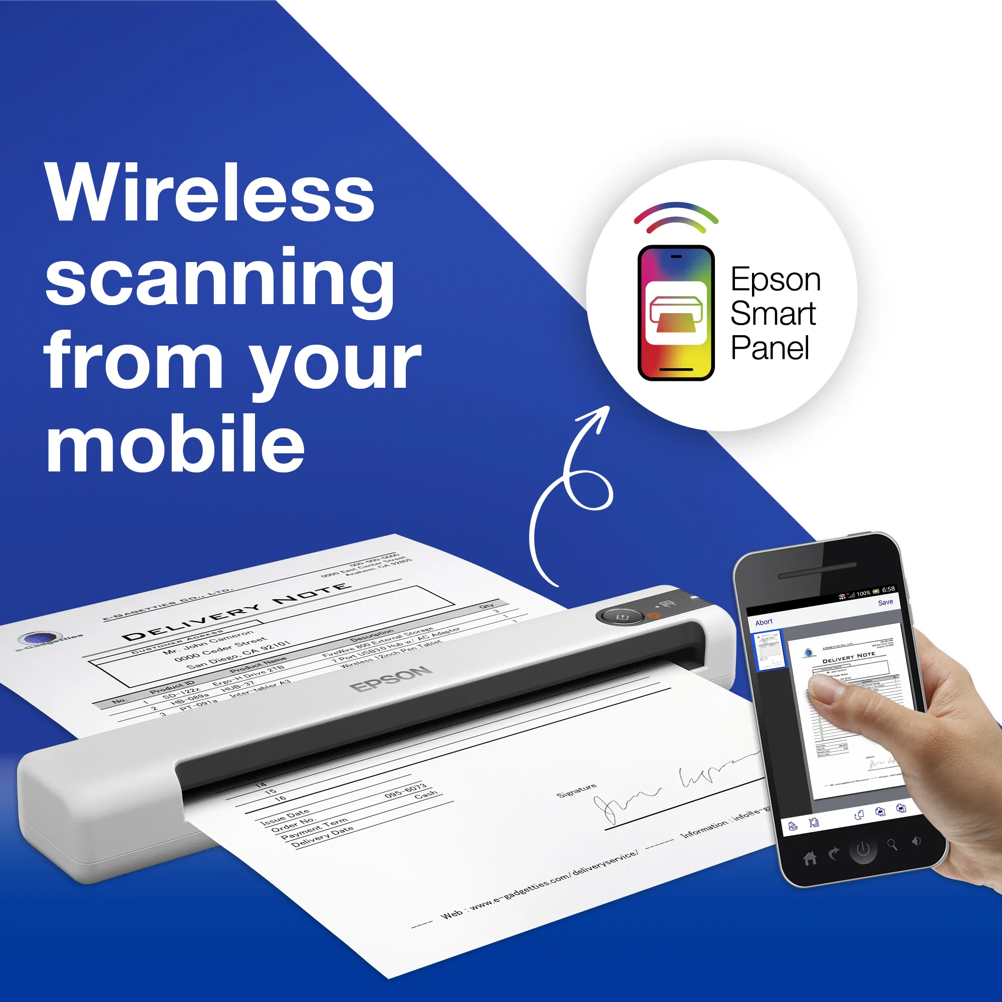 EPSON WORKFORCE DS-80W