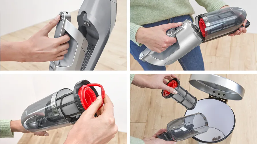 Bosch Series 4 Flexxo Gen2 BBH3K2801 - Stick Vacuum Cleaner, silver