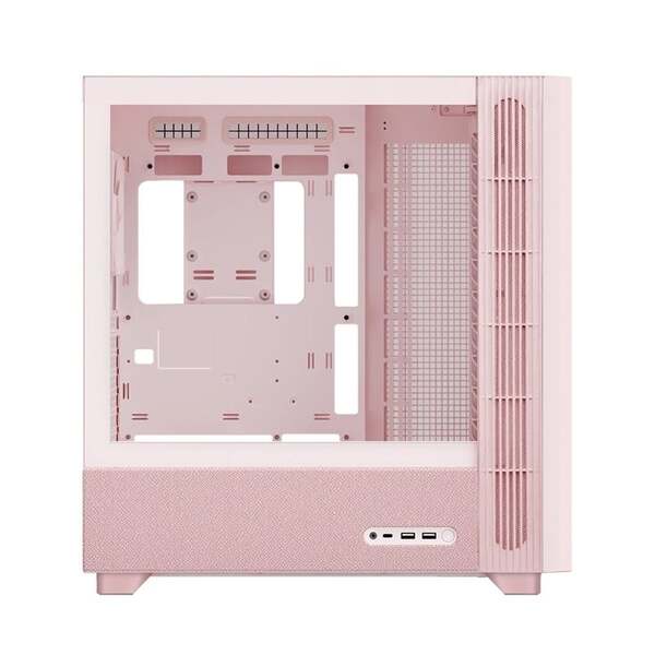 TRYX FLOVA F50 Midi-Tower Case with window, Pink