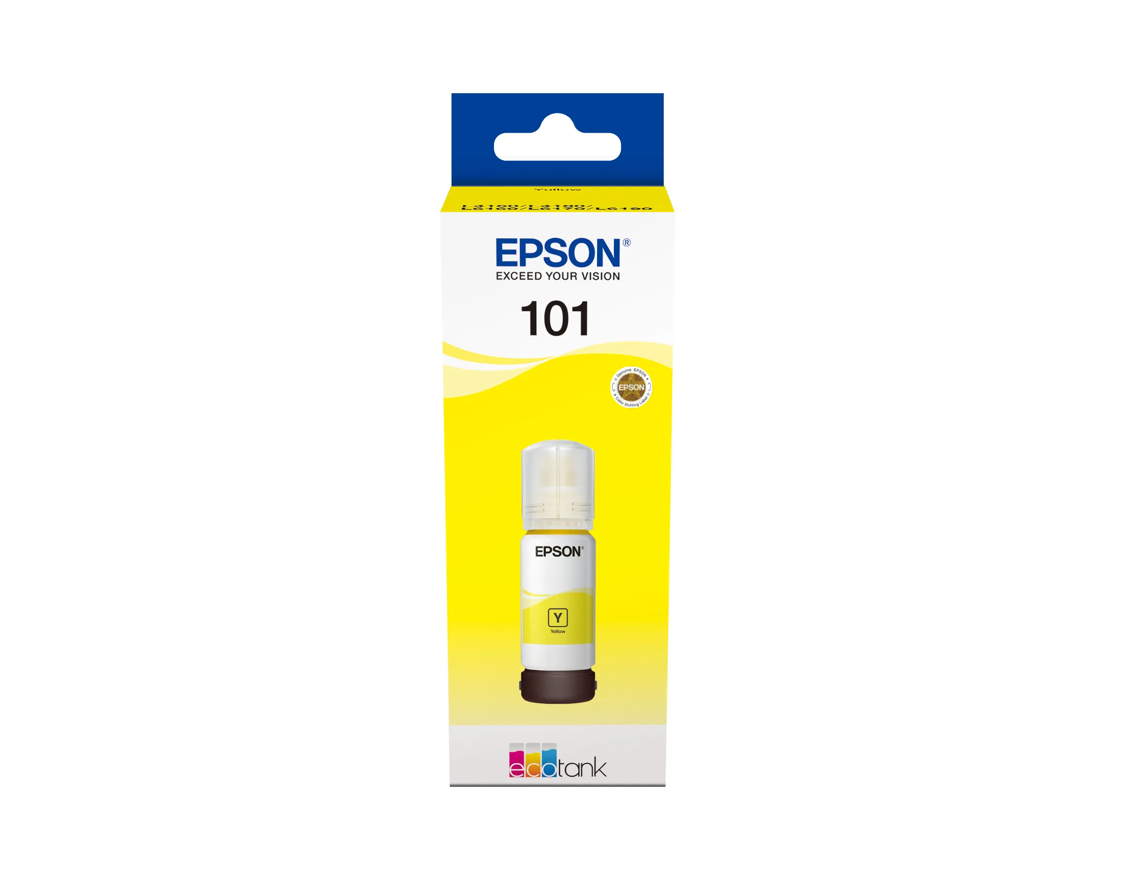 Epson 101 EcoTank Ink Bottle, 70 ml, Yellow