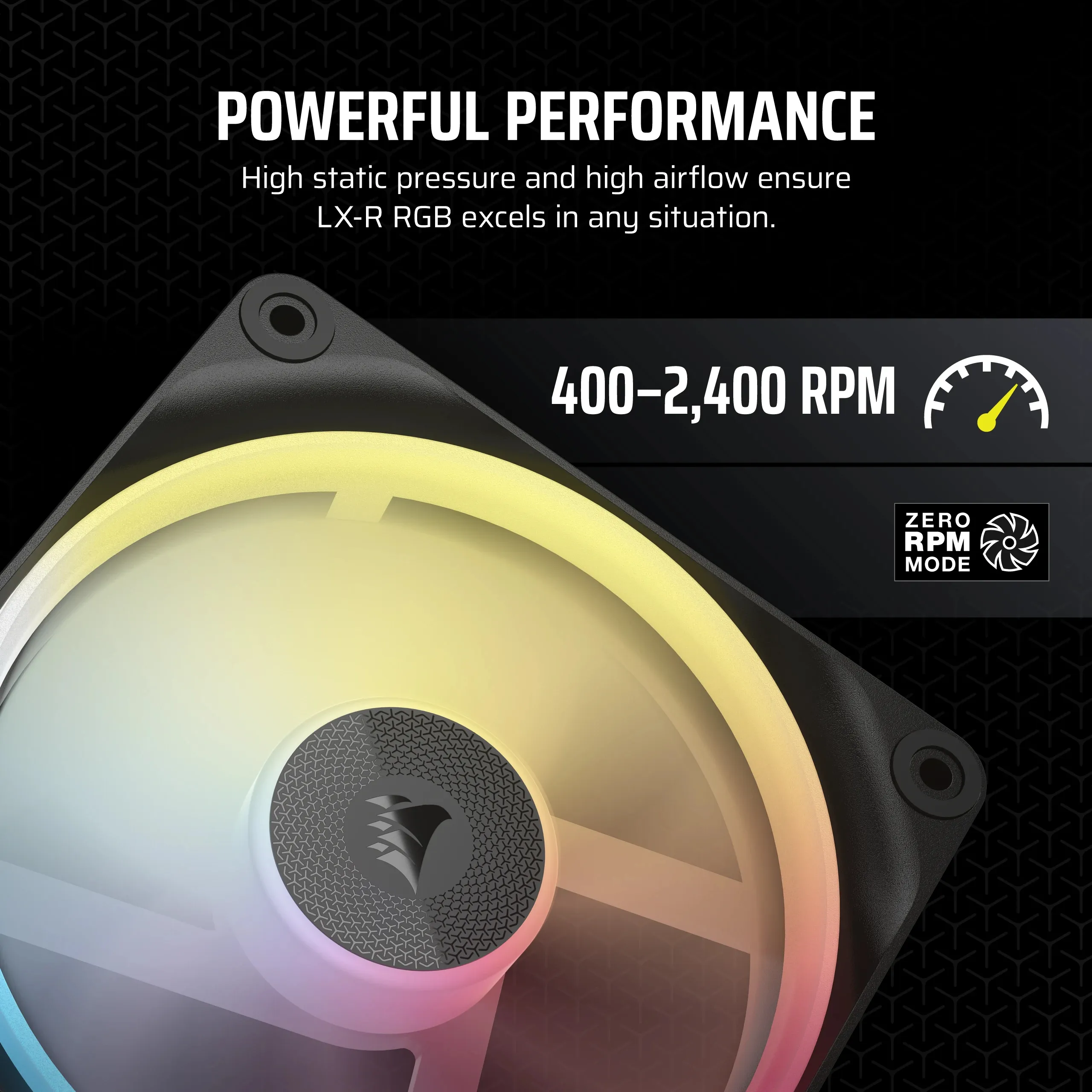CORSAIR iCUE LINK LX120-R RGB,120mm, Black, 3-pack