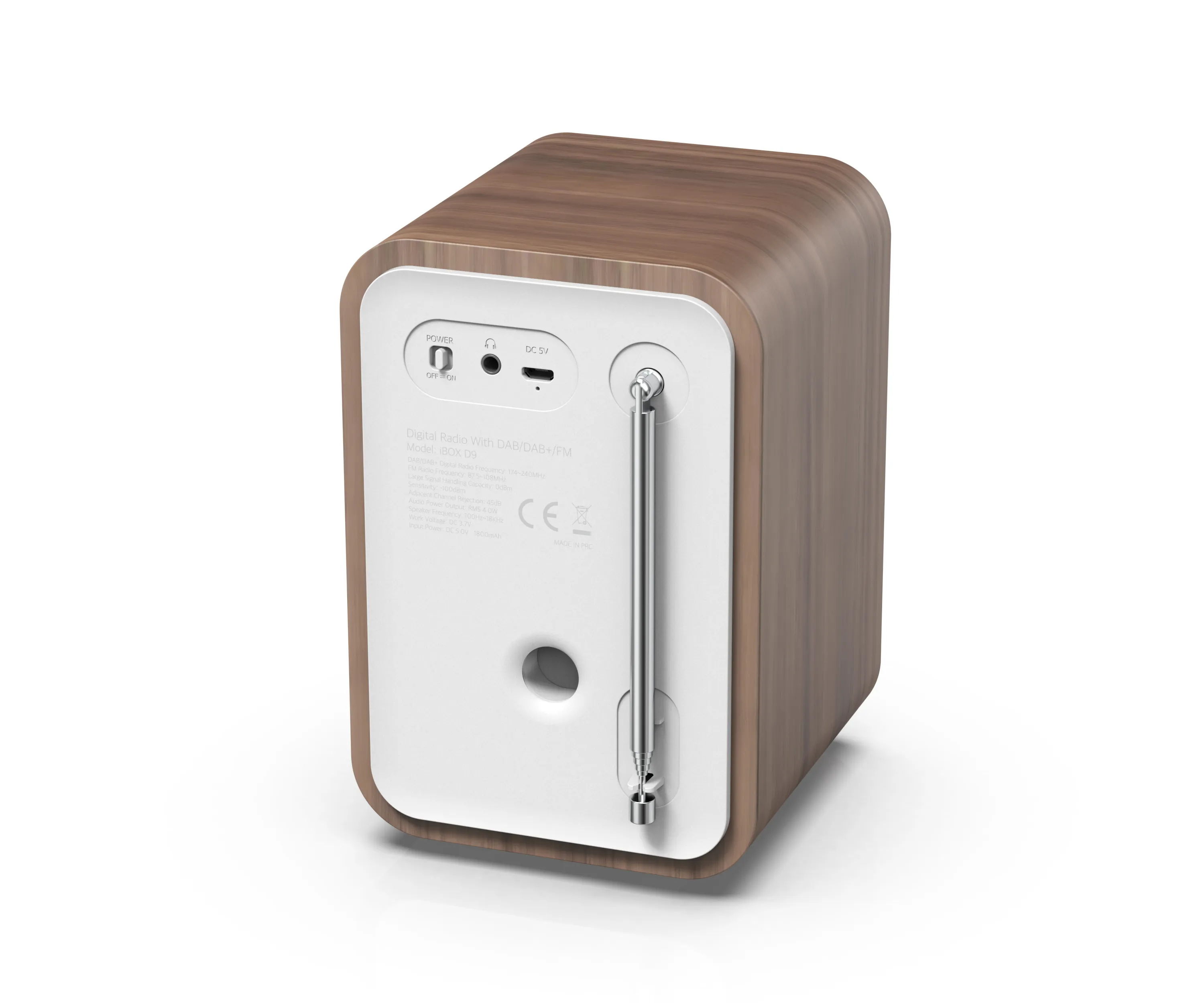 Denver DAB+ radio With built-in FM radio & Bluetooth function