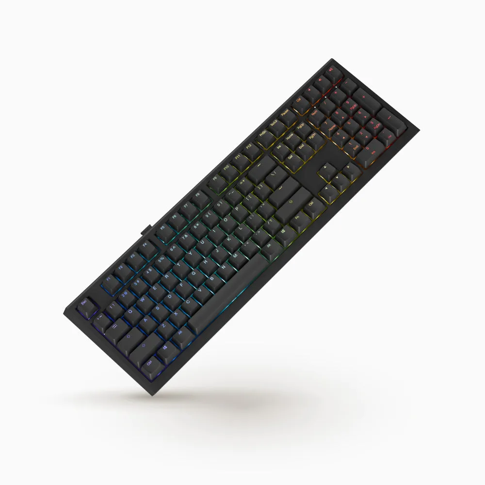 Ducky One X - Black Nordic - Fullsize 100% - Ducky Inductive Switch (analog) Tri-Mode (Wireless, BT, Cord)