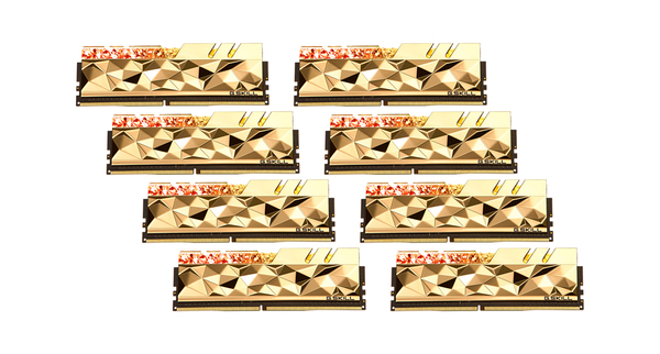G.Skill Trident Z Royal Elite 64 GB (8 x 8 GB) DDR4 3600 MHz, CL14 - minne, Guld