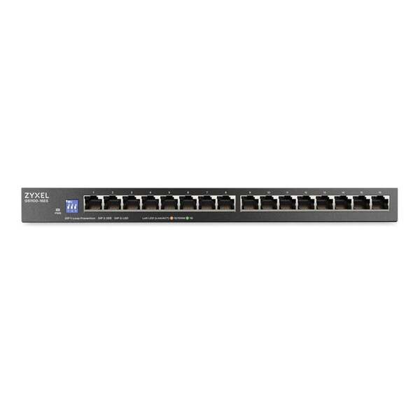 Zyxel GS1100-16ES - 16-porttinen hallitsematon gigabit-kytkin