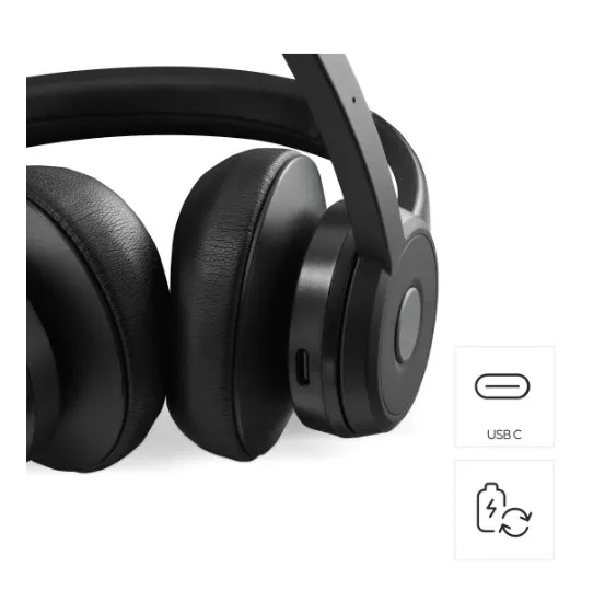 Hama PC Office Stereo BT700 -langattomat kuulokkeet mikrofonilla, musta
