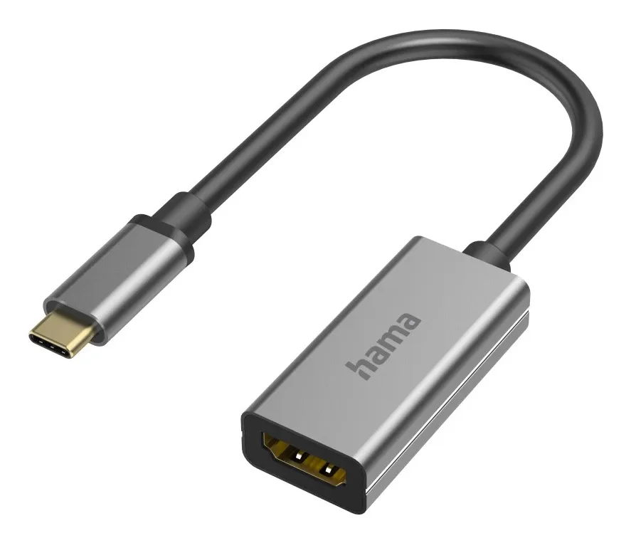 HAMA Adapter Audio USB-C to HDMI Ultra-HD 8K@60Hz Alu