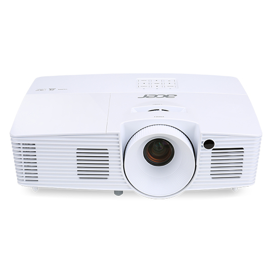 ACER X127H DLP Projector 3600 ANSI Lumen XGA 1.024x768 3D ready 20.000:1 HDMI 1.4a VGA Audio mini USB Typ B