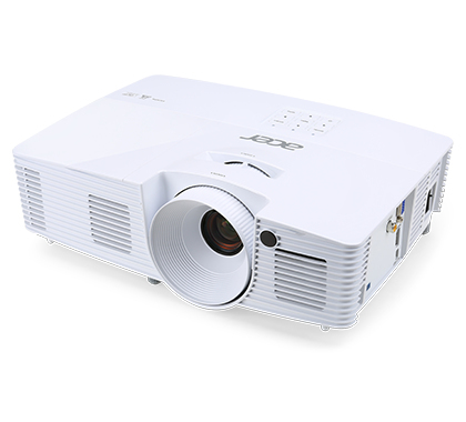 ACER X127H DLP Projector 3600 ANSI Lumen XGA 1.024x768 3D ready 20.000:1 HDMI 1.4a VGA Audio mini USB Typ B