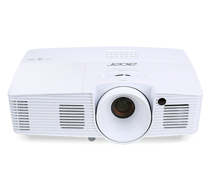 ACER X127H DLP Projector 3600 ANSI Lumen XGA 1.024x768 3D ready 20.000:1 HDMI 1.4a VGA Audio mini USB Typ B
