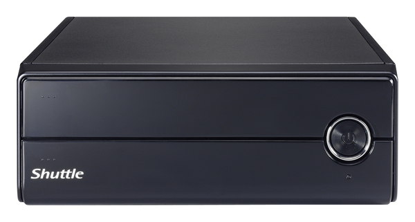Shuttle XPC Slim Barebone, Socket LGA1151, max 32GB RAM, 2x2,5", svart