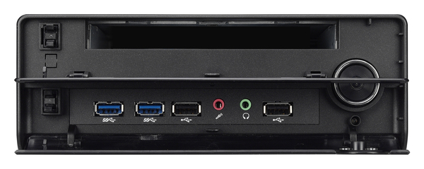 Shuttle XPC Slim Barebone, Socket LGA1151, max 32GB RAM, 2x2,5", svart