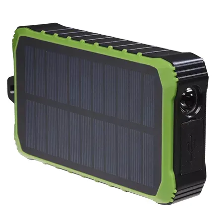 Denver 10.000 mAh Solar - powerbank med vev