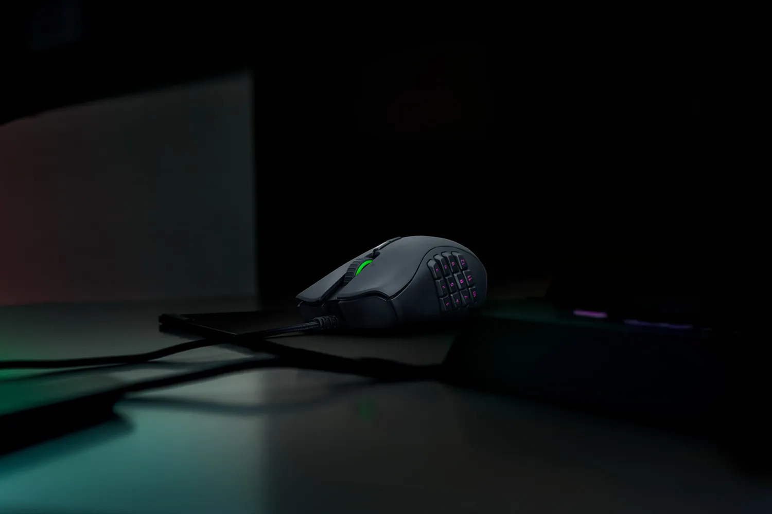 Razer Naga Trinity MOBA/MMO - gaming mouse, Black,Green