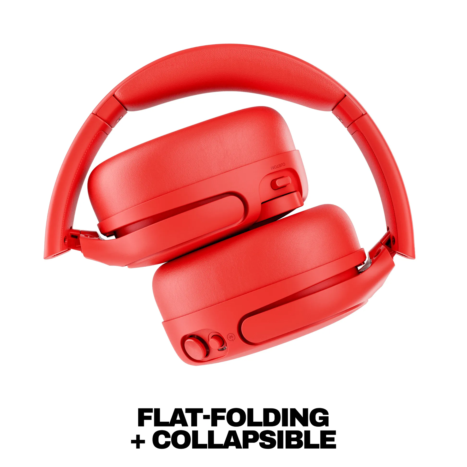 Skullcandy Crusher 720 tr&aring;dl&ouml;sa over-ear h&ouml;rlurar, r&ouml;d