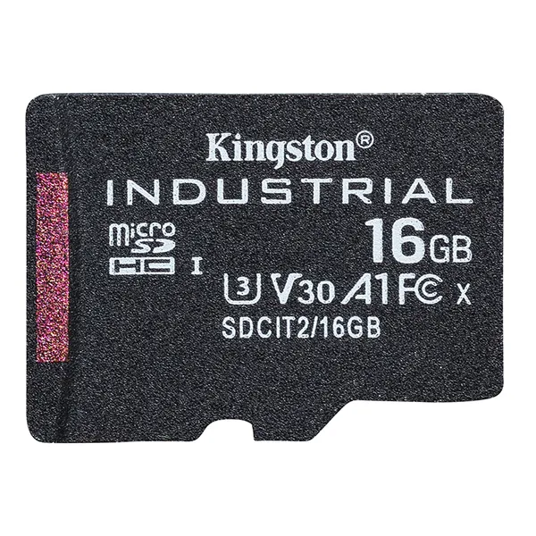 Kingston Industrial C10 A1 16 GB MicroSDHC - minneskort