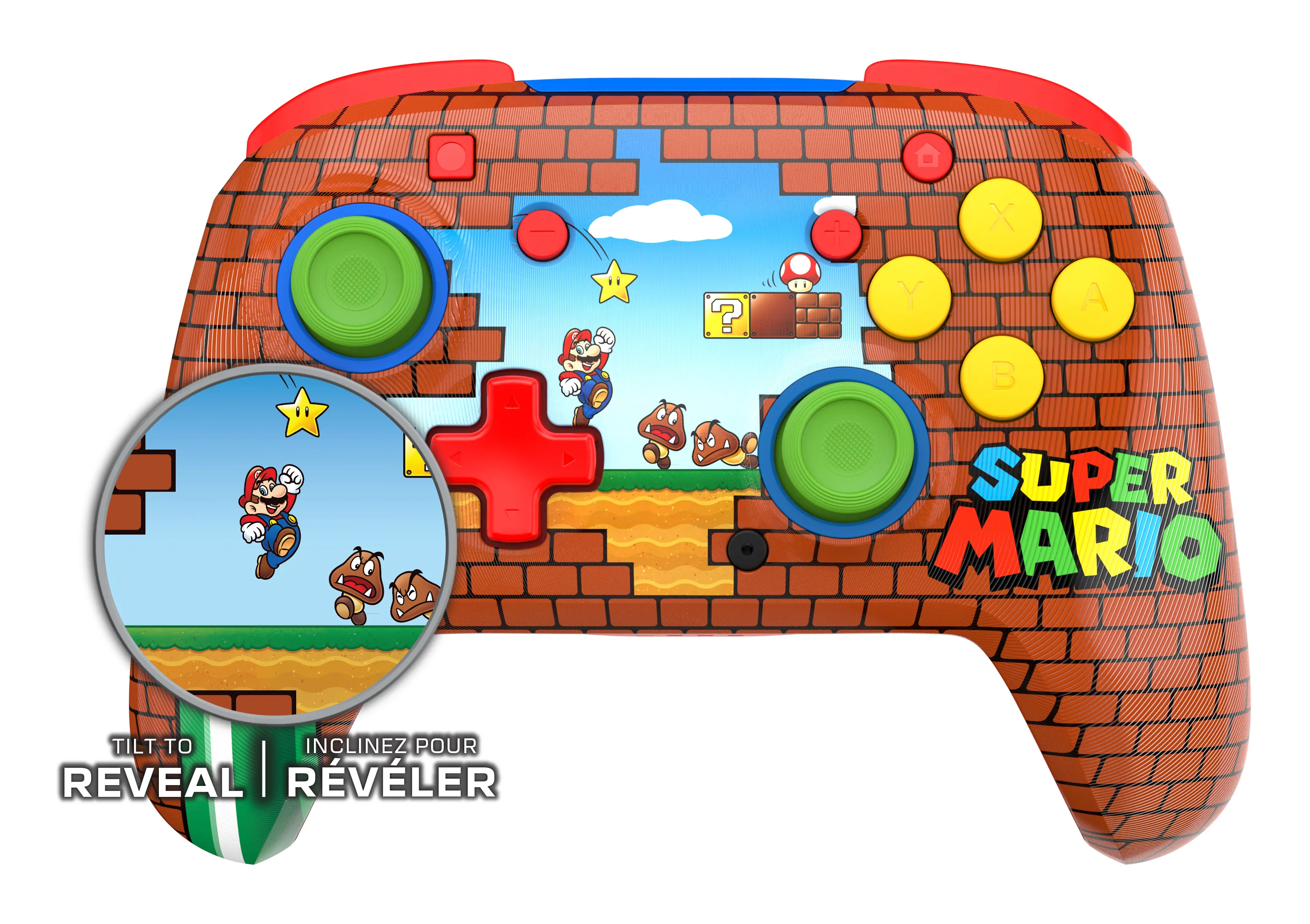 Turtle Beach Rematch Wireless Controller for Nintendo Switch - Mario Bricks
