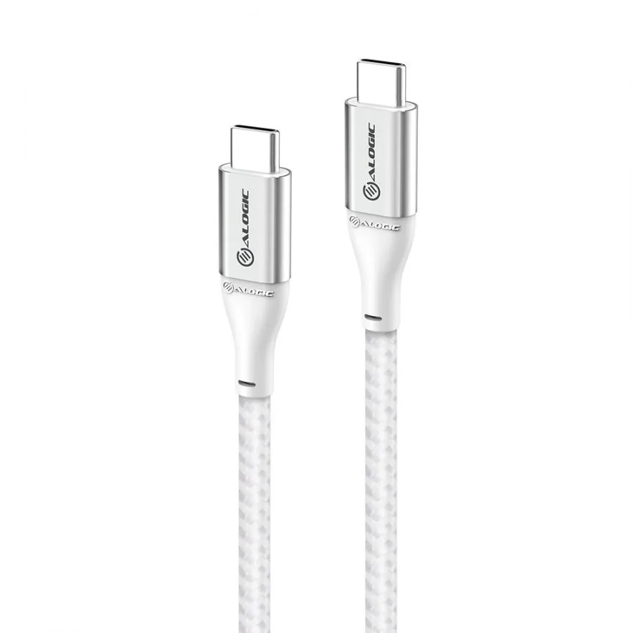 Alogic Ultra USB-C &ndash; USB-C - kabel, 3 m, Silver