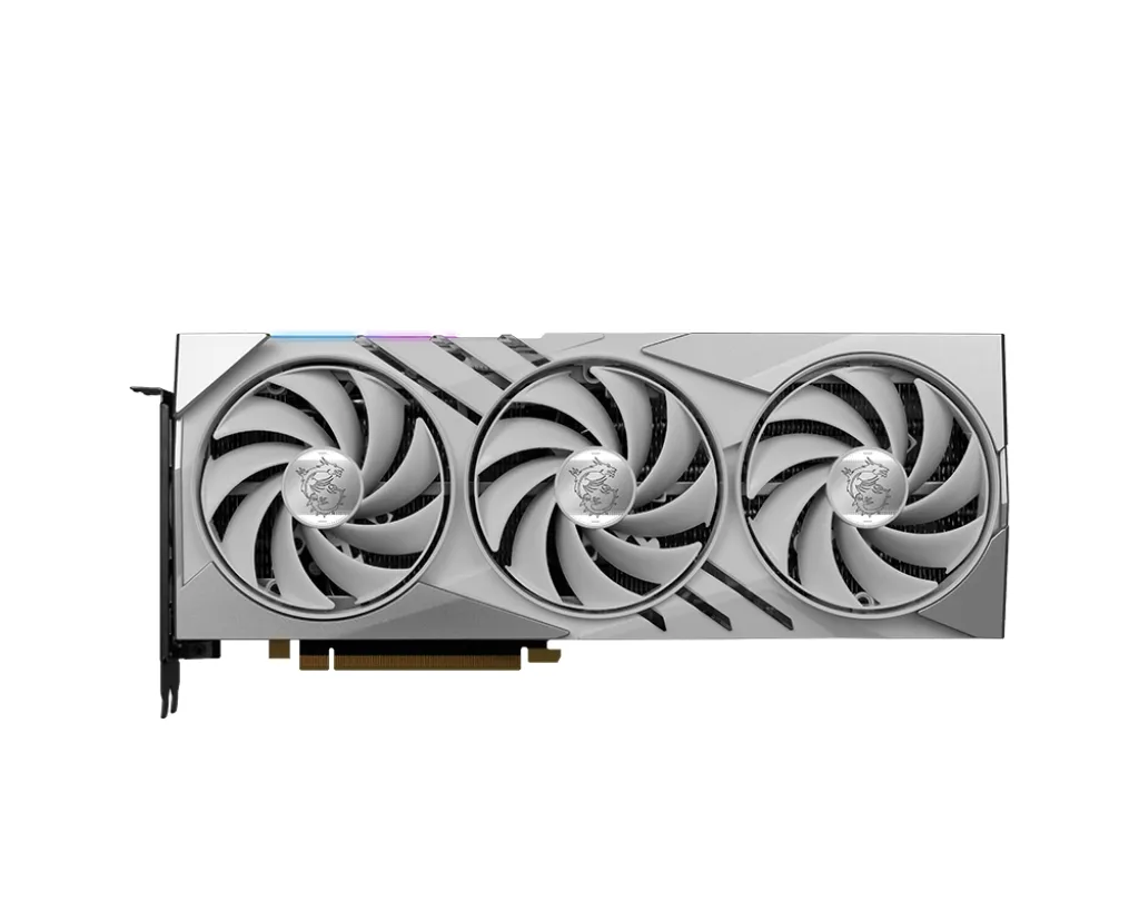 MSI GeForce RTX 4070 Ti Gaming X Slim 12G - graphics card, white