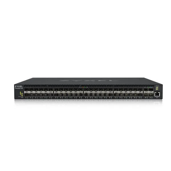 ZYXEL XGS4600-52F L3 Managed Switch 48 port Gig SFP 4 dual pers. and 4x 10G SFP+ stackable dual PSU