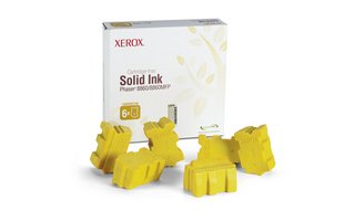 GENUINE XEROX SOLID INK YELLOW, PHASER 8860/8860MFP (6 STICKS)