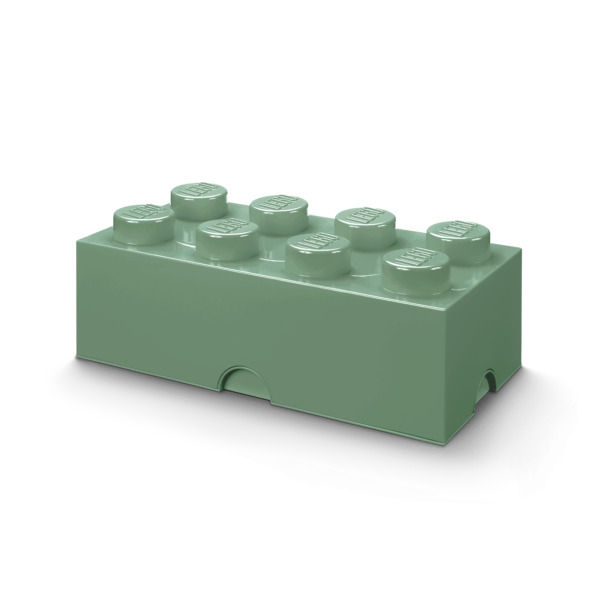 Room Copenhagen LEGO Storage Brick 8 sand green - RC40041747