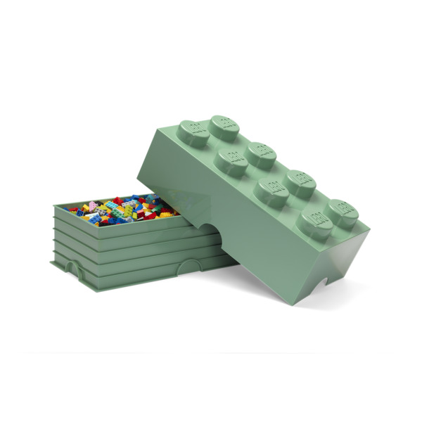 Room Copenhagen LEGO Storage Brick 8 sand green - RC40041747