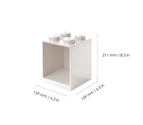 Room Copenhagen LEGO Regal Brick 4 Shelf 41141735 (white)