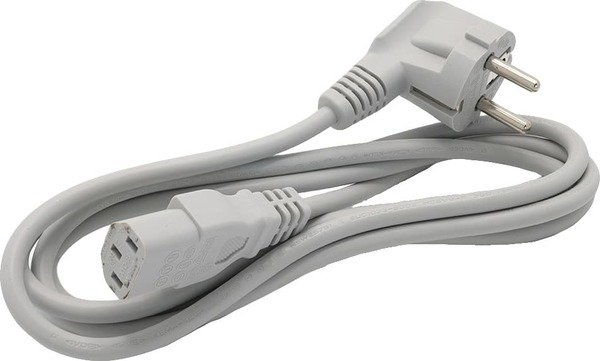 Roborock 9.01.0859 - str&ouml;mkabel f&ouml;r laddningsstation, vit