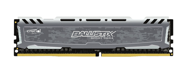 Crucial 8GB (1x8GB) Ballistix Sport LT, DDR4 2400MHz - Grey Crucial 8GB (1x8GB) Ballistix Sport LT, DDR4 2400MHz - Grey