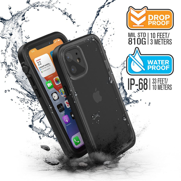 Catalyst Total Protection Case for iPhone 12 mini - Stealth Black