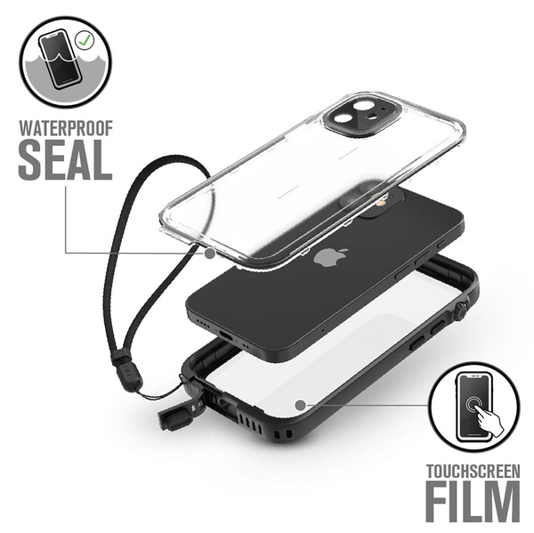 Catalyst Total Protection Case for iPhone 12 mini - Stealth Black