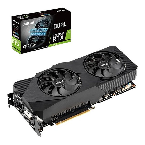 Asus Dual GeForce RTX 2070 O8G EVO - graphics card