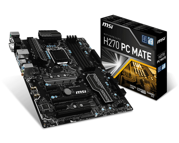 MSI H270 PC Mate ATX - motherboard