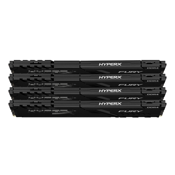 Kingston 64 GB (4 x 16 GB) HyperX Fury, DDR4 3466 MHz - minne, svart