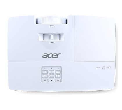 ACER X127H DLP Projector 3600 ANSI Lumen XGA 1.024x768 3D ready 20.000:1 HDMI 1.4a VGA Audio mini USB Typ B