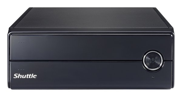 Shuttle XPC Slim Barebone, Socket LGA1151, max 32GB RAM, 2x2,5", svart