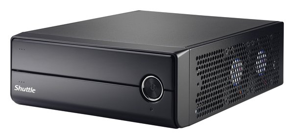 Shuttle XPC Slim Barebone, Socket LGA1151, max 32GB RAM, 2x2,5", svart