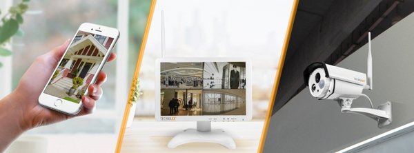 Technaxx TX-29 Premium &Ouml;vervakningskamera med sk&auml;rm, 10,1" HD LCD, 1MP