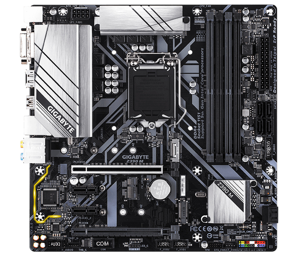 Gigabyte Z390 M mATX - moderkort