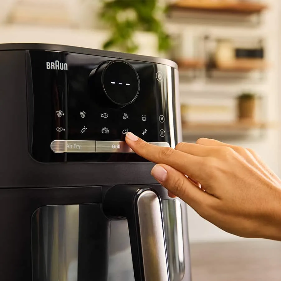 Braun MultiFry 5 HF 5075I, 6 l, 1,6 kg, 2000 W, airfryer, Black/Grey