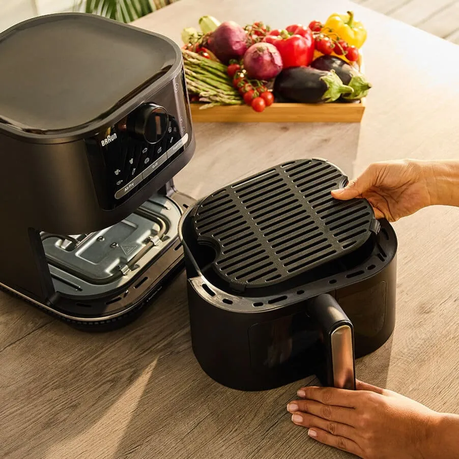 Braun MultiFry 5 HF 5075I, 6 l, 1,6 kg, 2000 W, airfryer, Black/Grey